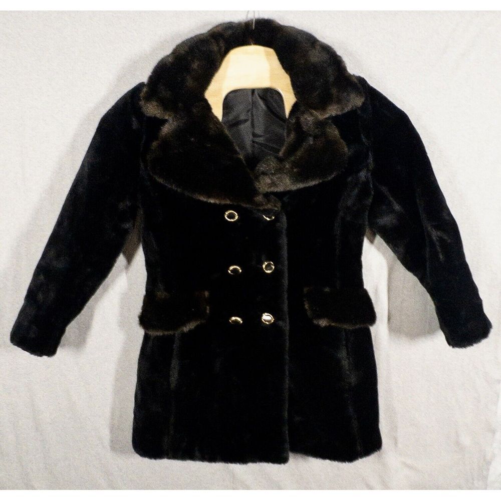 Vintage‎ 1980's Union Tag USA Made Glenoit Donnybrook Fur Coat